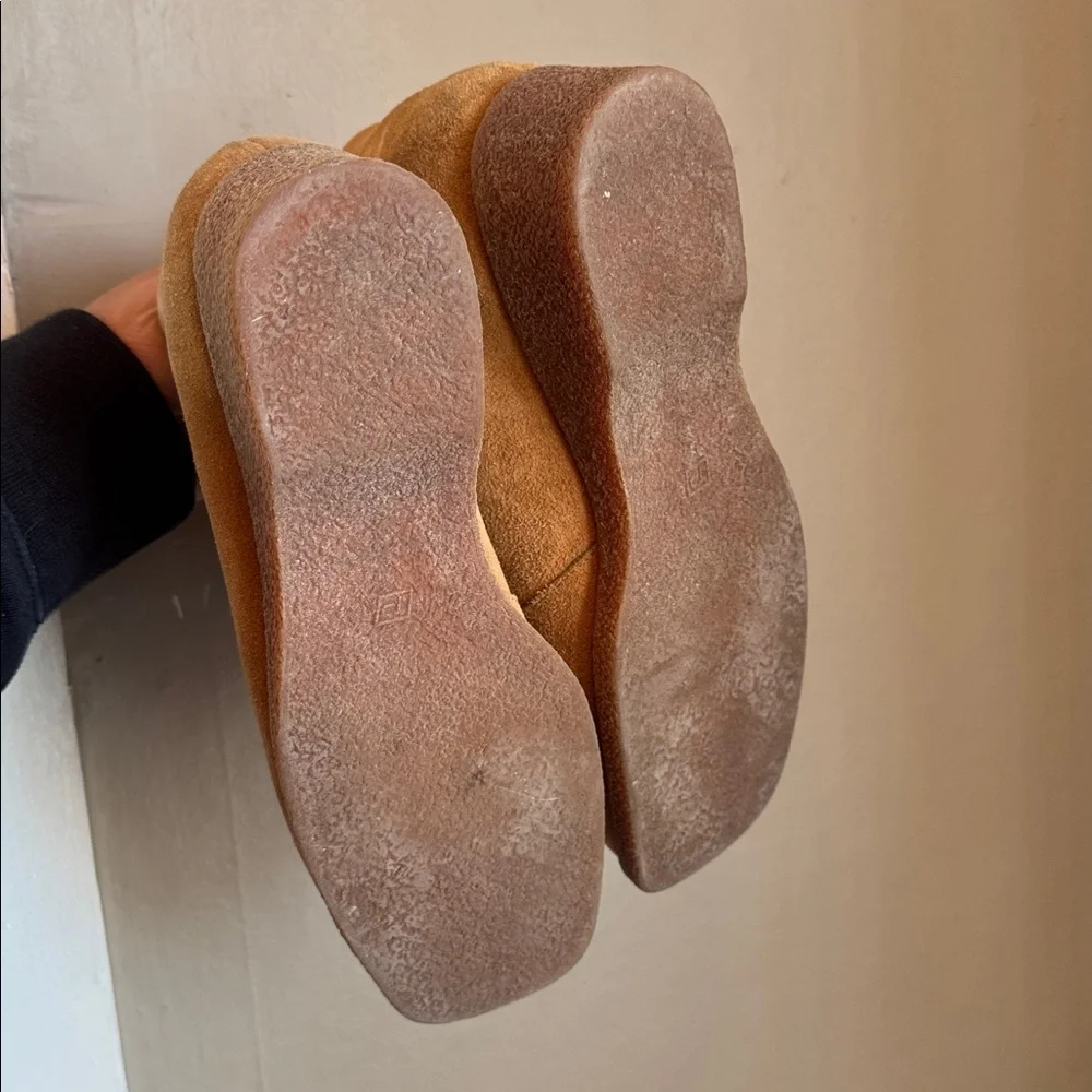 Vintage 70s Desert Chukka Suede Sherpa Lines Boots - Picture 7 of 10